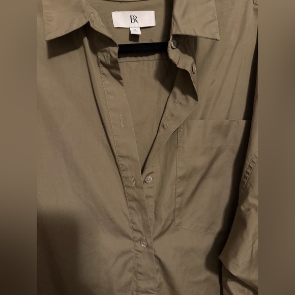 Olive Shirt Dress - Picture 7 of 7